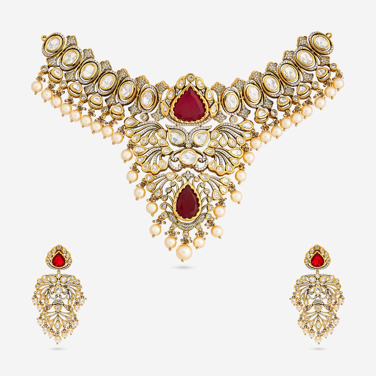 Kundan Necklace Kundan Necklace 194007
