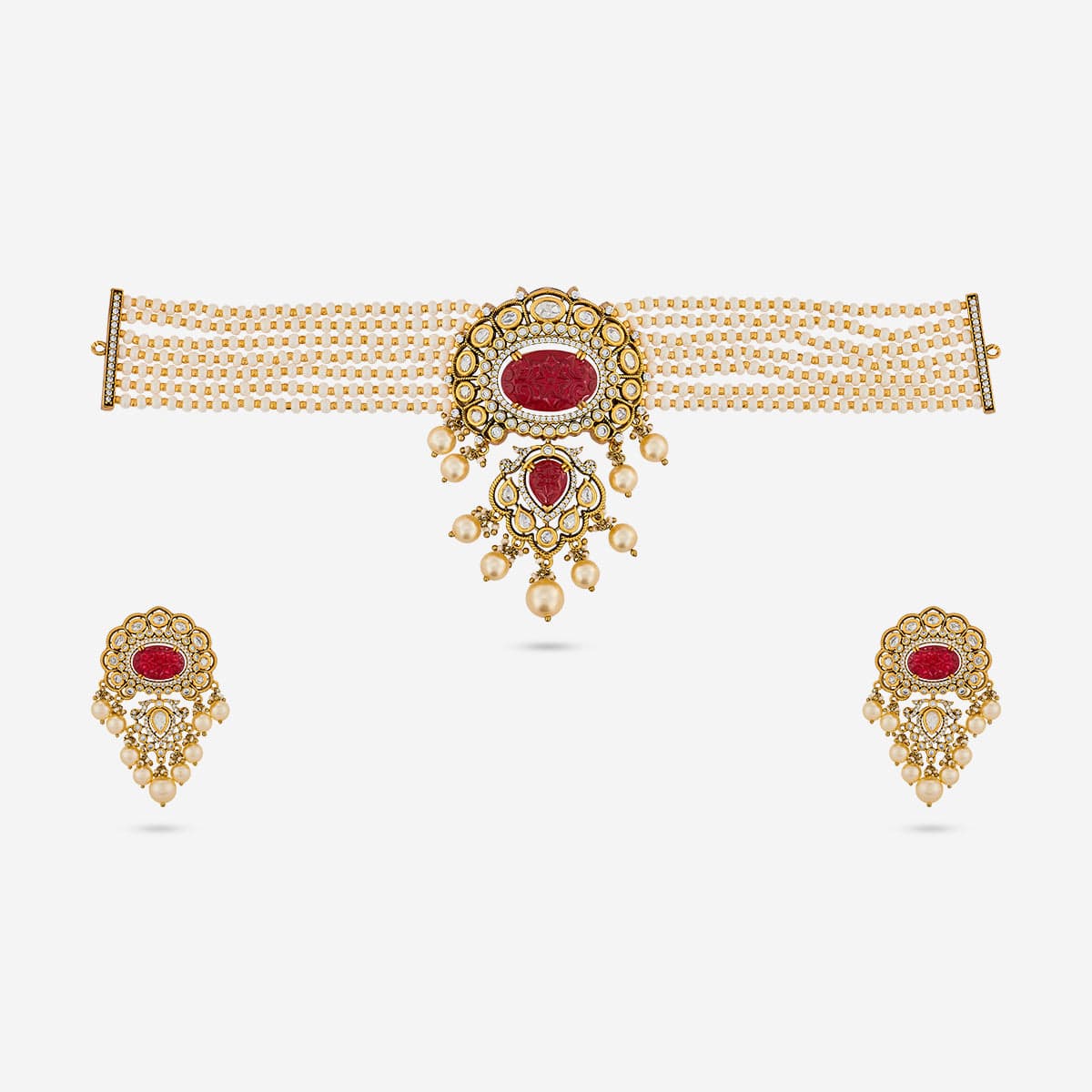 Kundan Necklace Kundan Necklace 194011