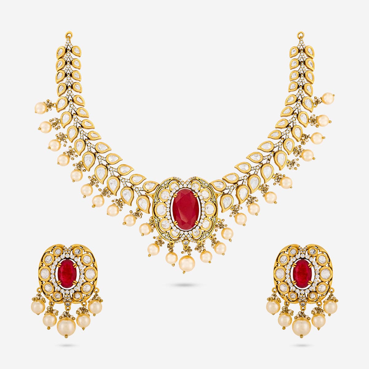 Kundan Necklace Kundan Necklace 195203