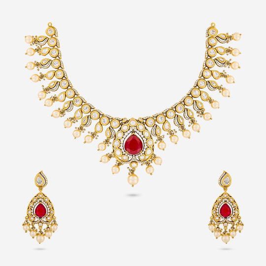 Kundan Necklace Kundan Necklace 195204