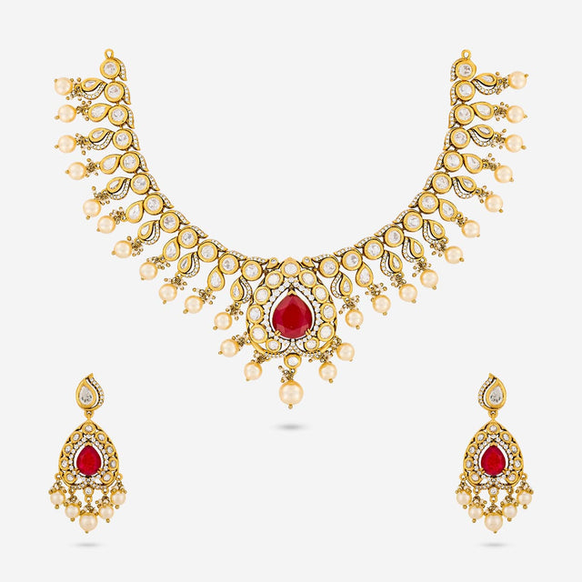 Kundan Necklace Kundan Necklace 195204