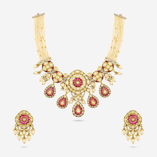 Kundan Necklace Kundan Necklace 195206