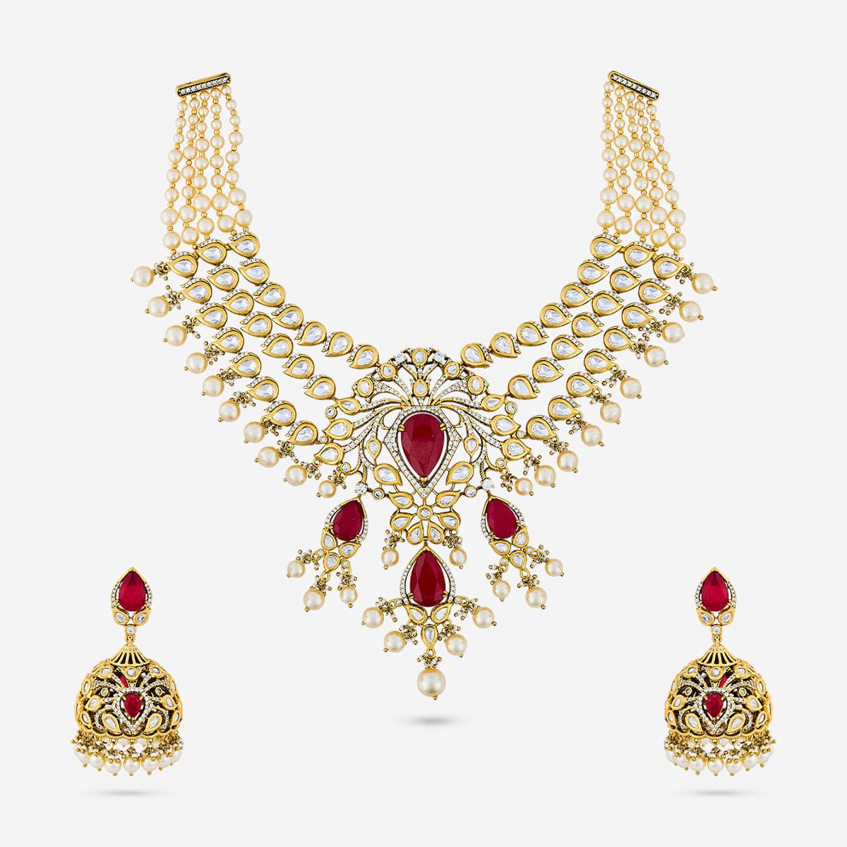 Kundan Necklace Kundan Necklace 195209