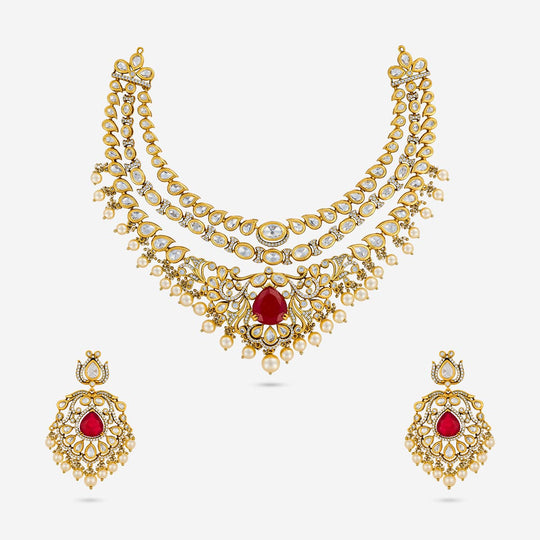 Kundan Necklace Kundan Necklace 195212