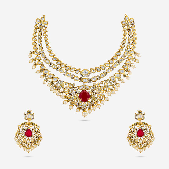 Kundan Necklace Kundan Necklace 195212