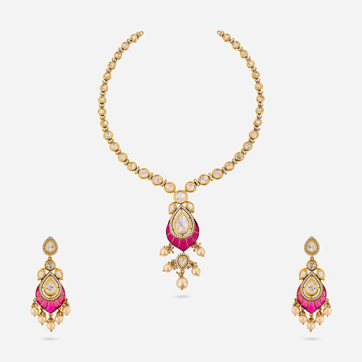 Kundan Necklace Kundan Necklace 196757