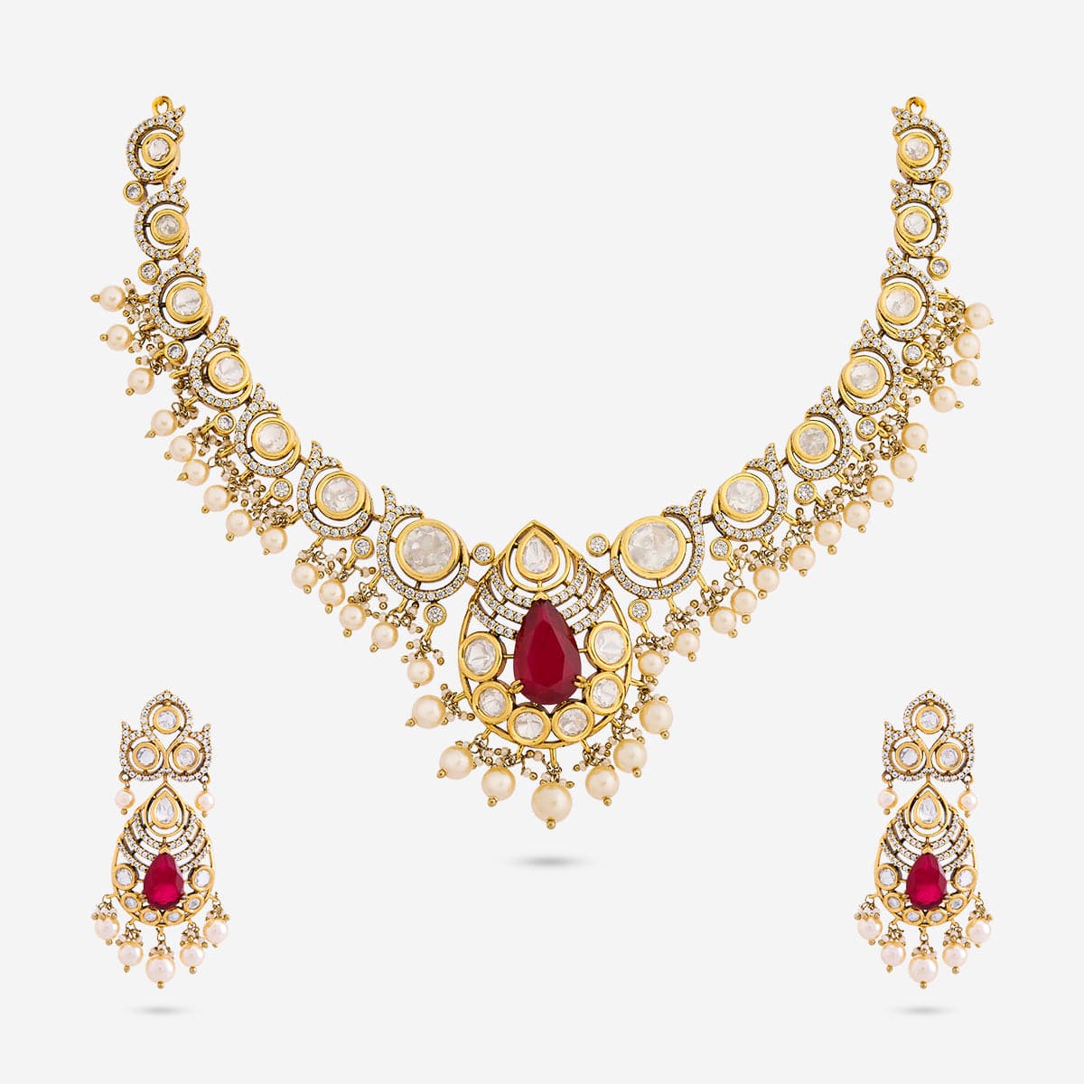 Kundan Necklace Kundan Necklace 196759