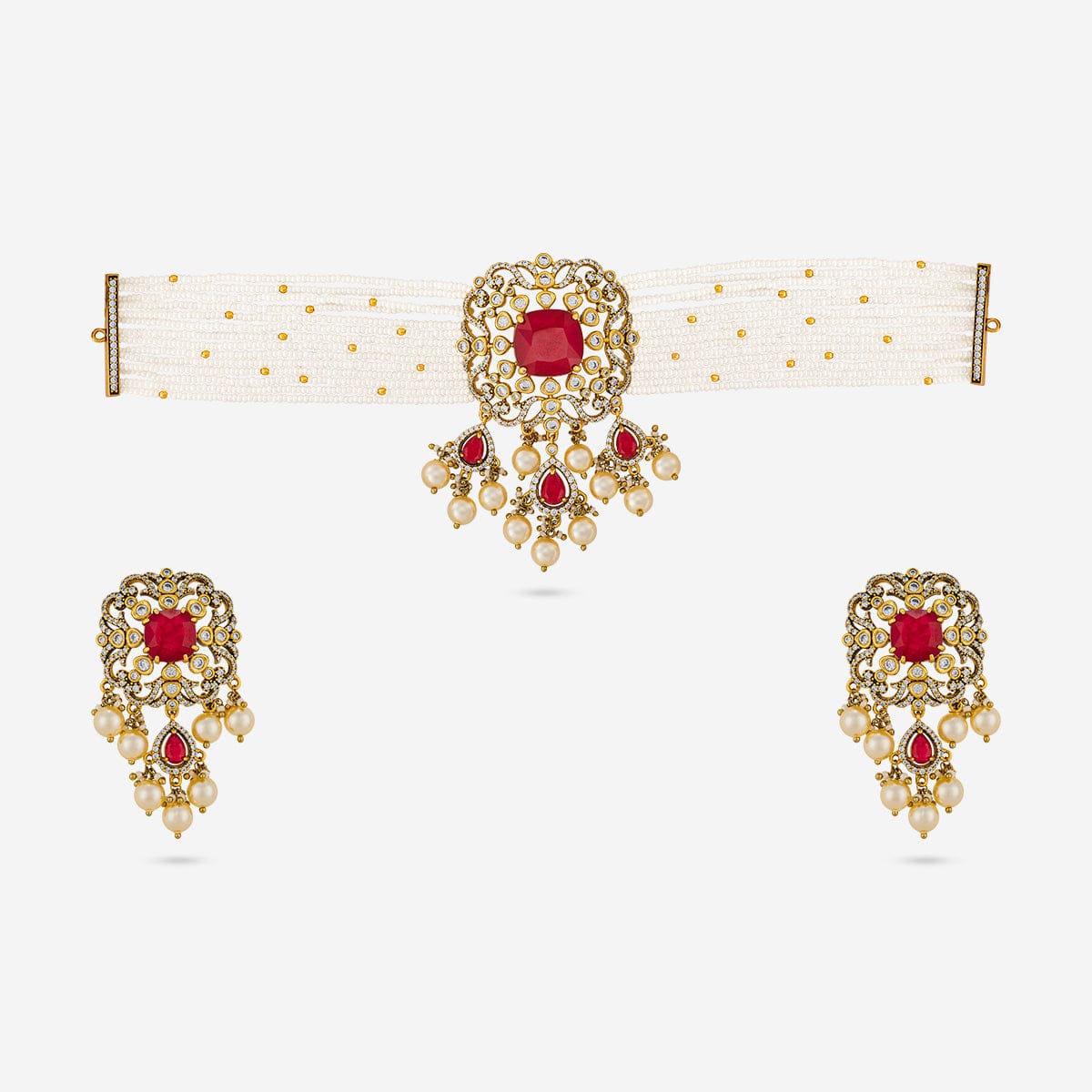 Kundan Necklace Kundan Necklace 196764