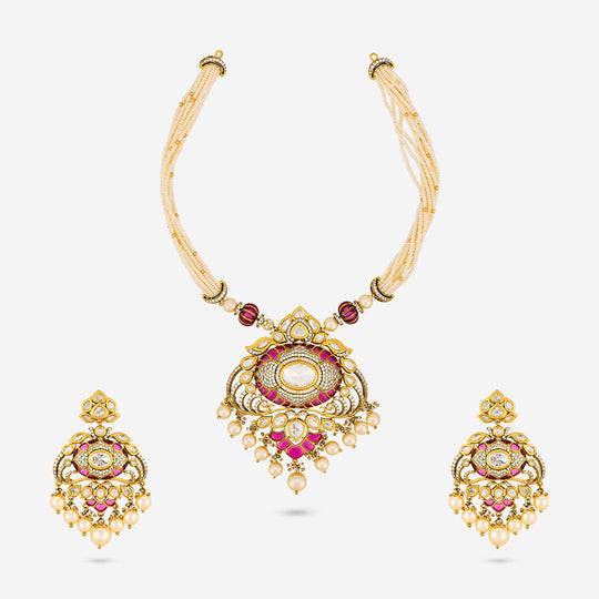 Kundan Necklace Kundan Necklace 196901