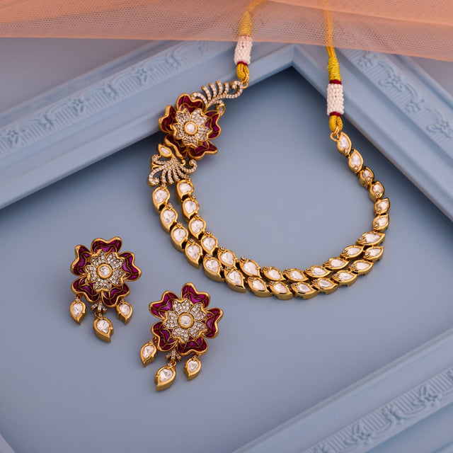 Kundan Necklace Kundan Necklace 199653