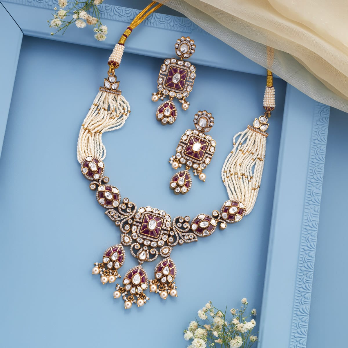 Kundan Necklace Kundan Necklace 202216