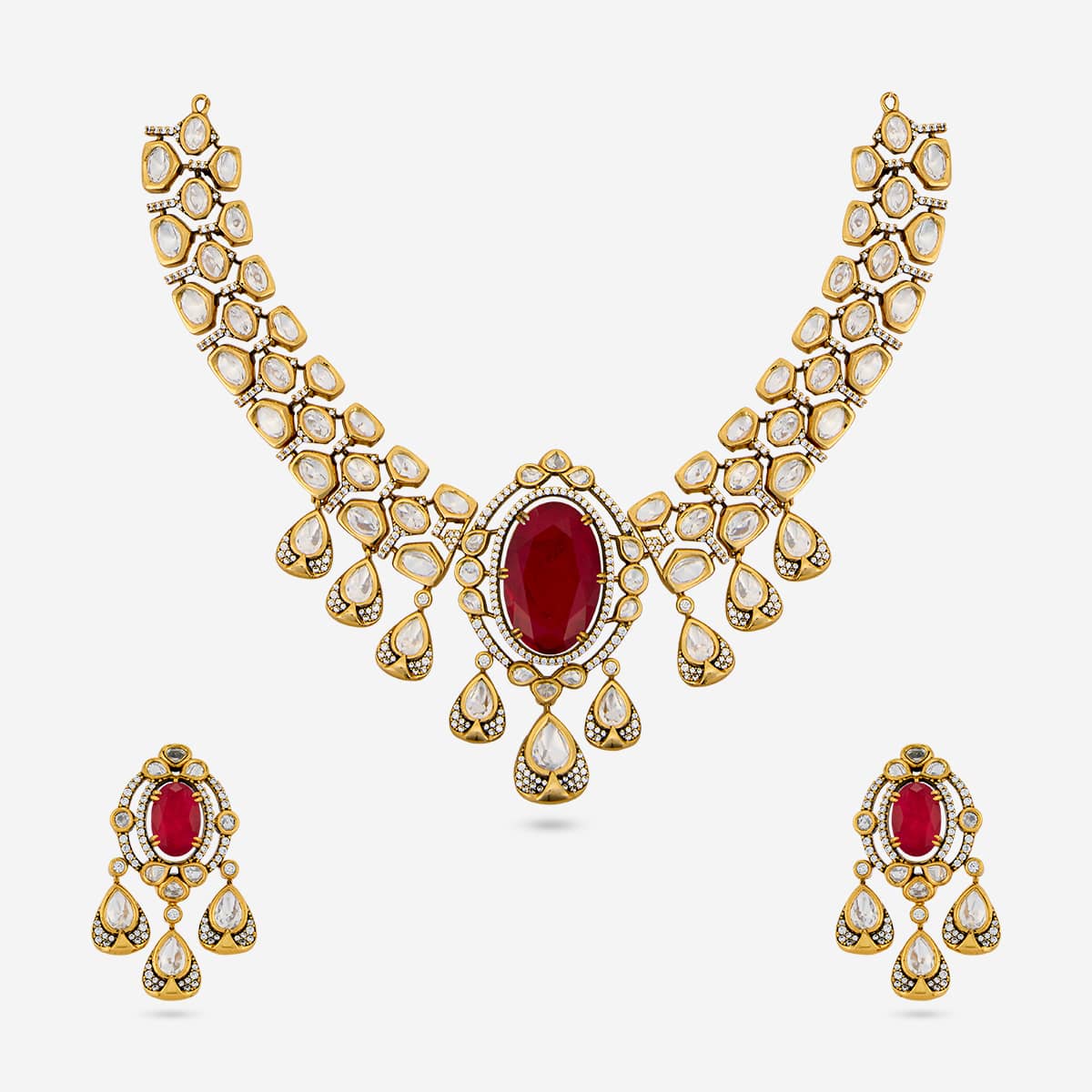Kundan Necklace Kundan Necklace 202686