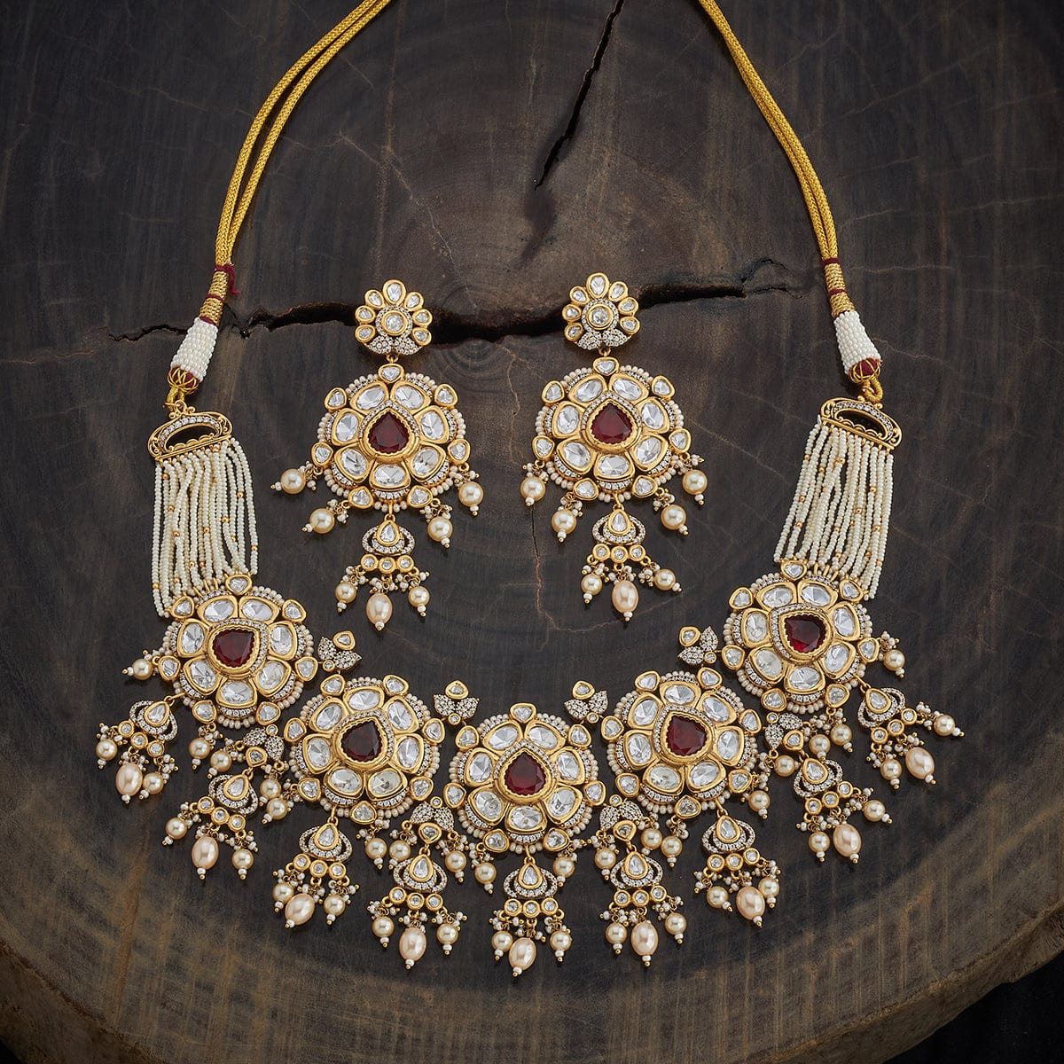 Kundan Necklace Kundan Necklace 163990