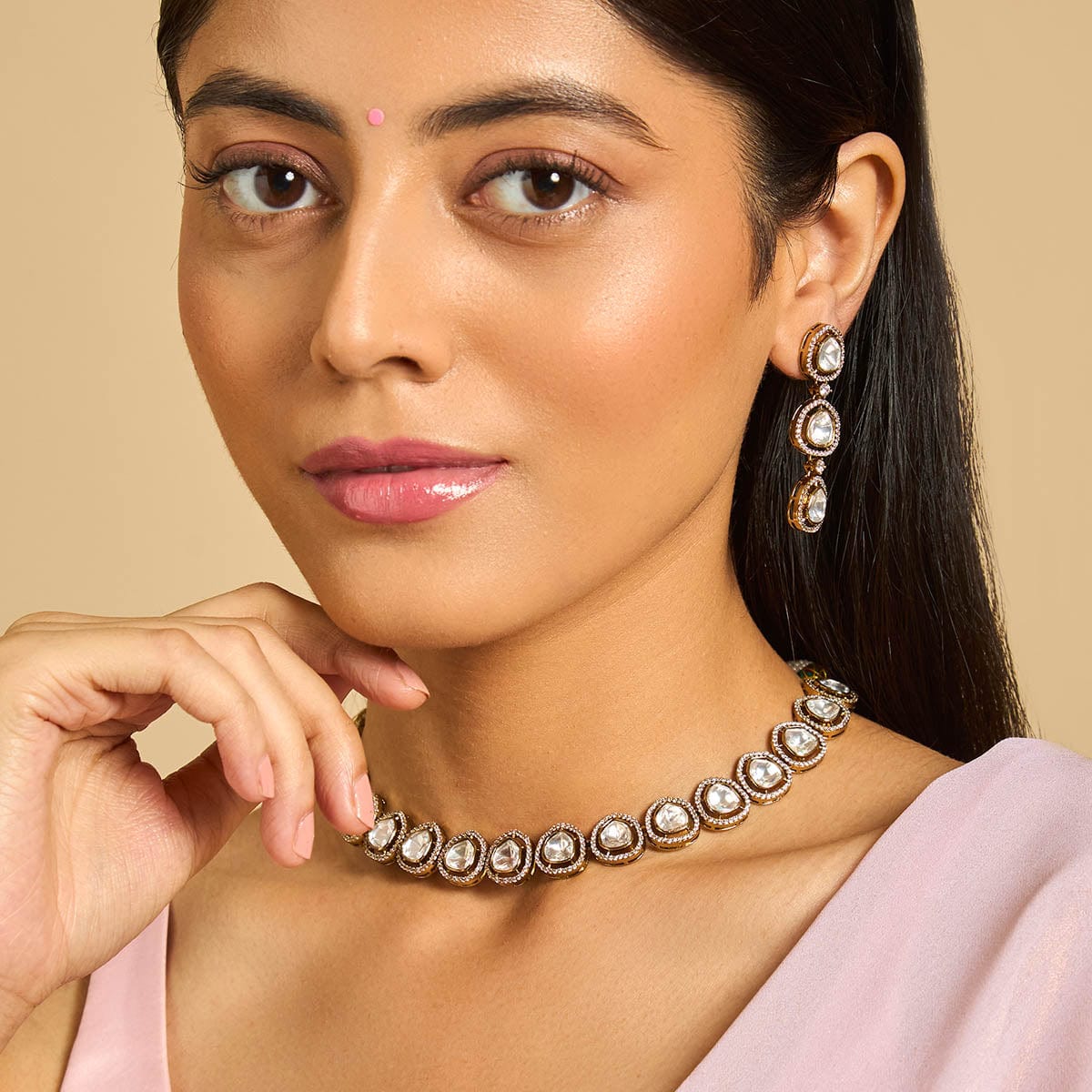 Kundan Necklace 173510 kundan-necklace-173510