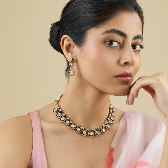Kundan Necklace Kundan Necklace 176351