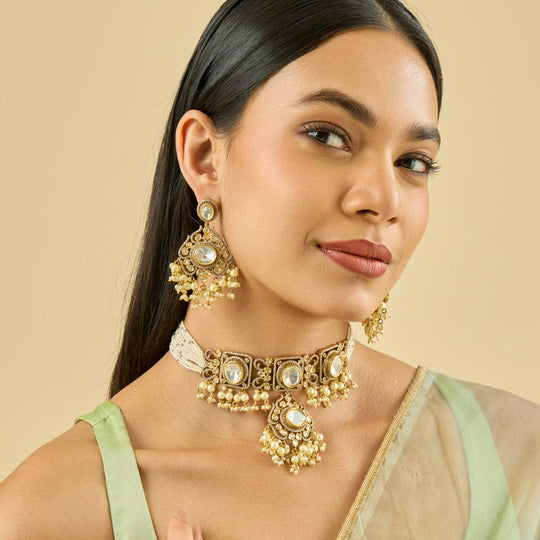 Kundan Necklace Kundan Necklace 183321