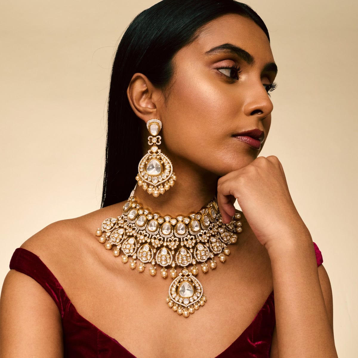 Kundan Necklace Kundan Necklace 193728