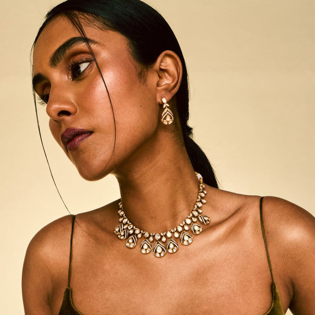 Kundan Necklace Kundan Necklace 195201