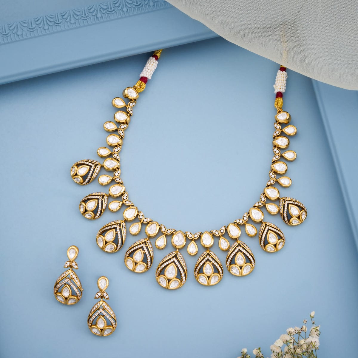 Kundan Necklace Kundan Necklace 195201