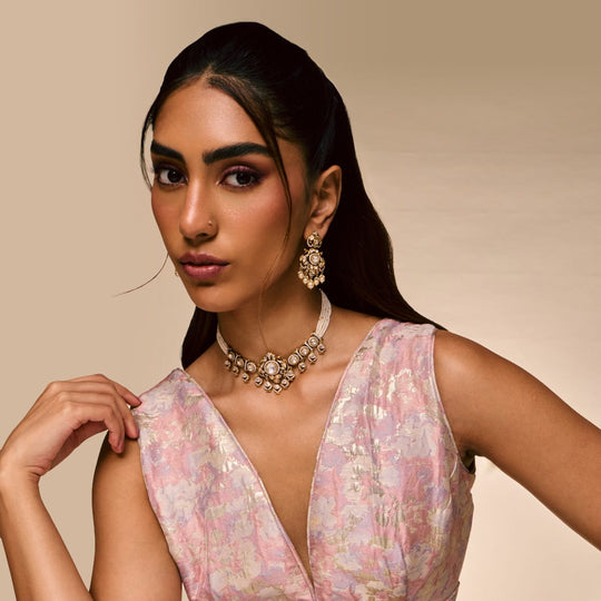 Kundan Necklace Kundan Necklace 196758