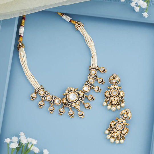 Kundan Necklace Kundan Necklace 196758