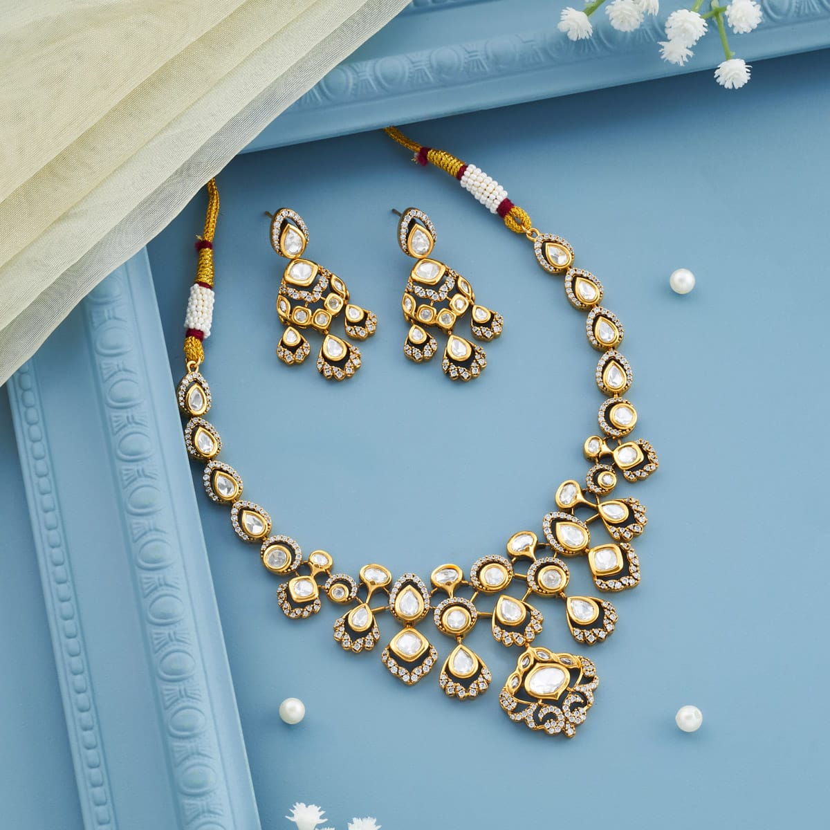 Kundan Necklace Kundan Necklace 196763