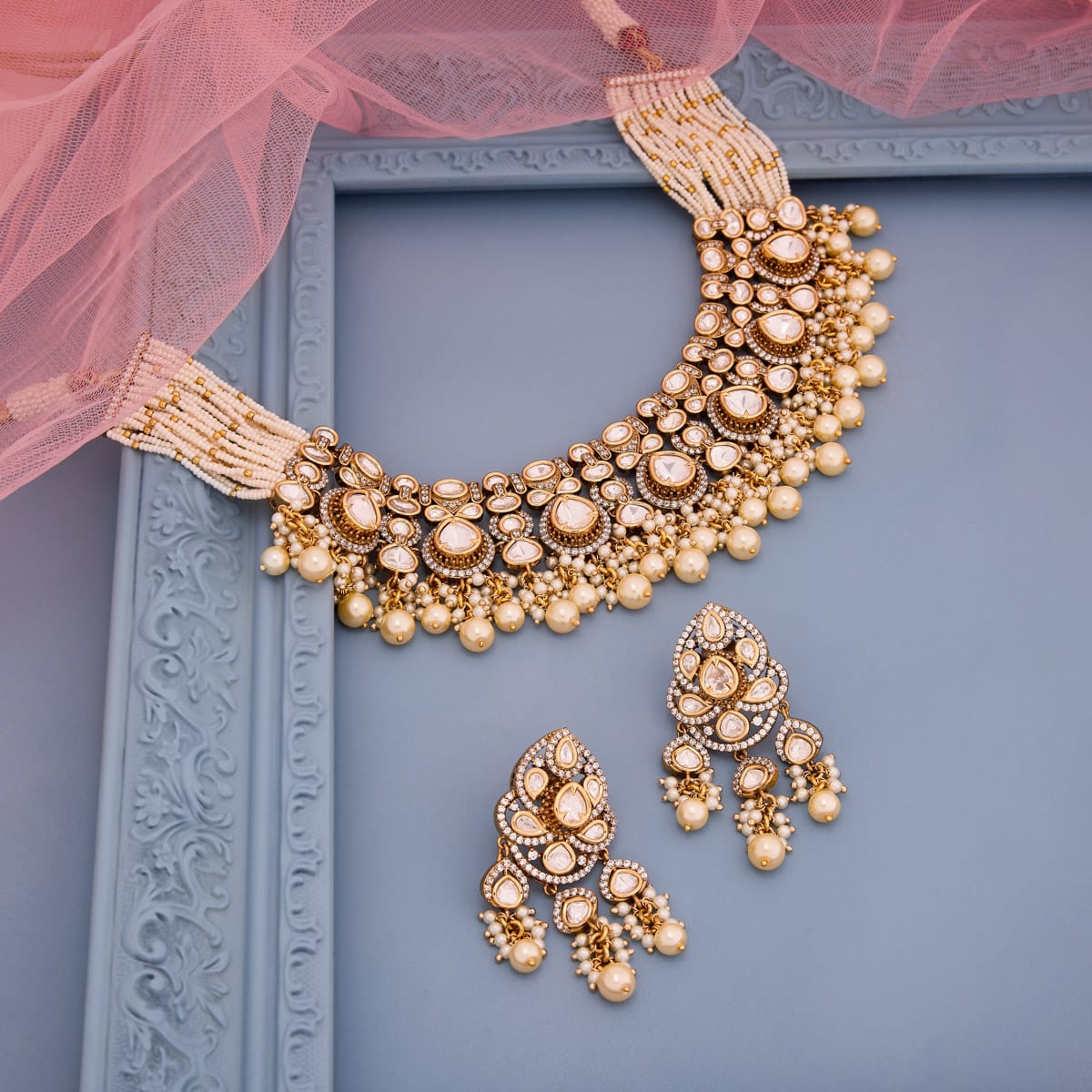 Kundan Necklace Kundan Necklace 197676