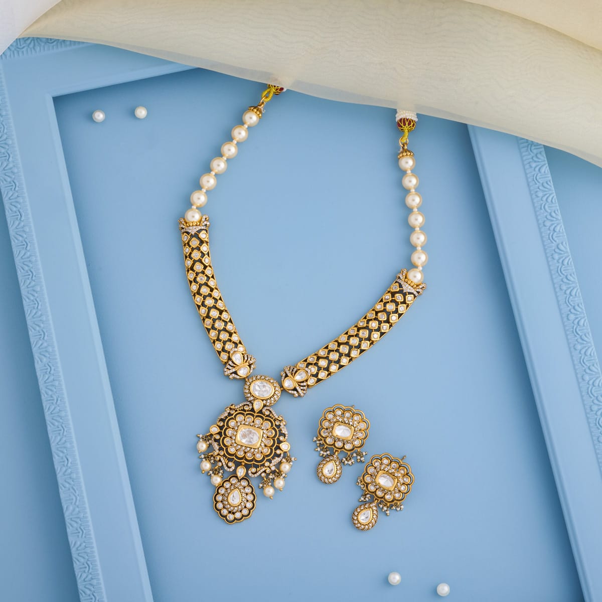 Kundan Necklace Kundan Necklace 202684