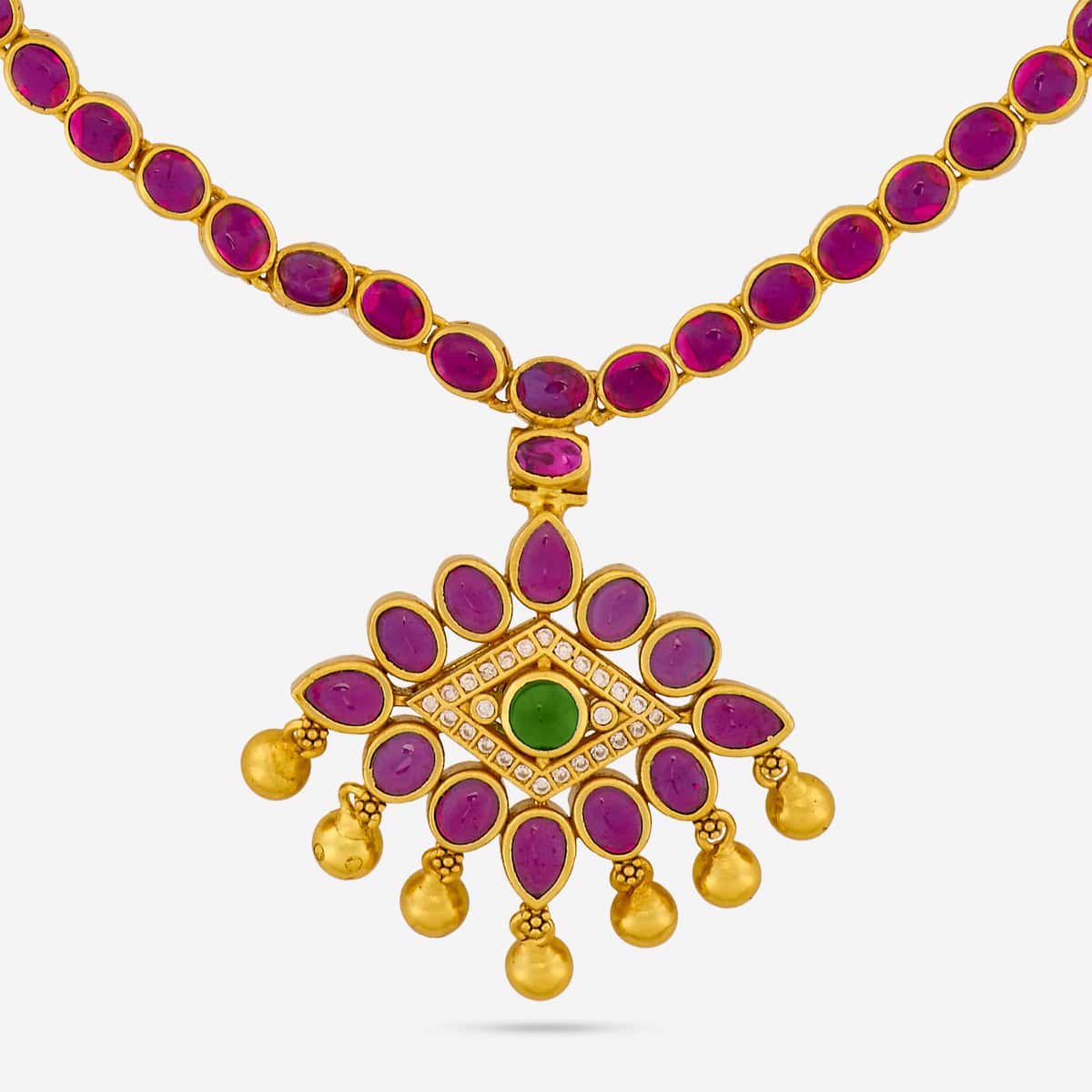 Reversible Temple Necklace Reversible Silver Temple Necklace 173309