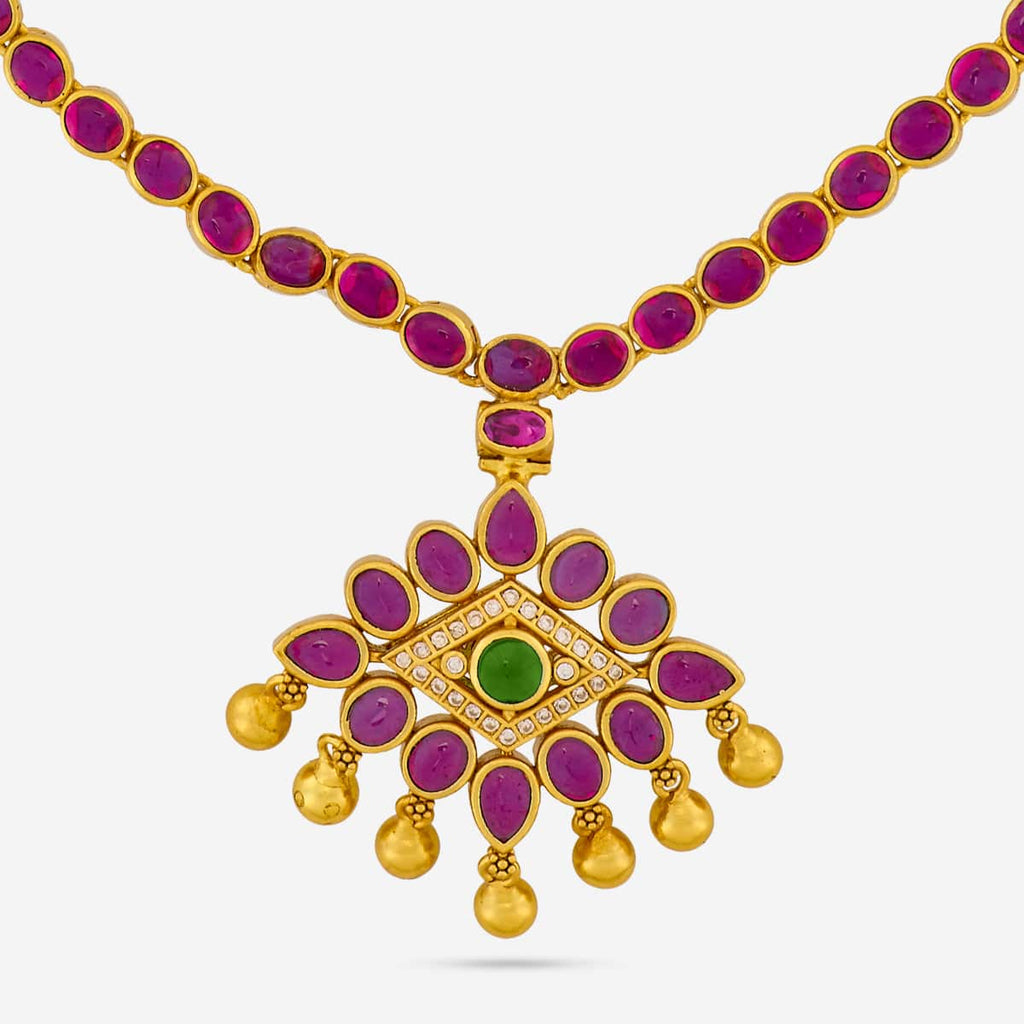 Reversible Temple Necklace Reversible Silver Temple Necklace 173309