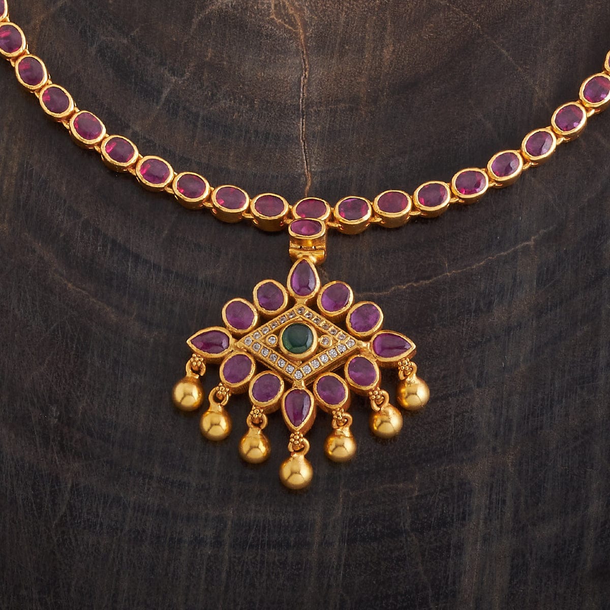 Reversible Temple Necklace Reversible Silver Temple Necklace 173309