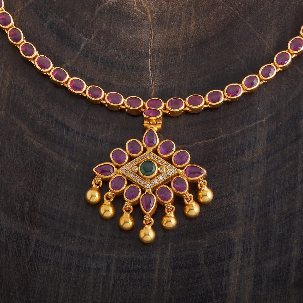 Reversible Temple Necklace Reversible Silver Temple Necklace 173309