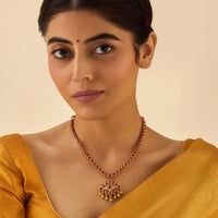 Reversible Temple Necklace Reversible Silver Temple Necklace 173309