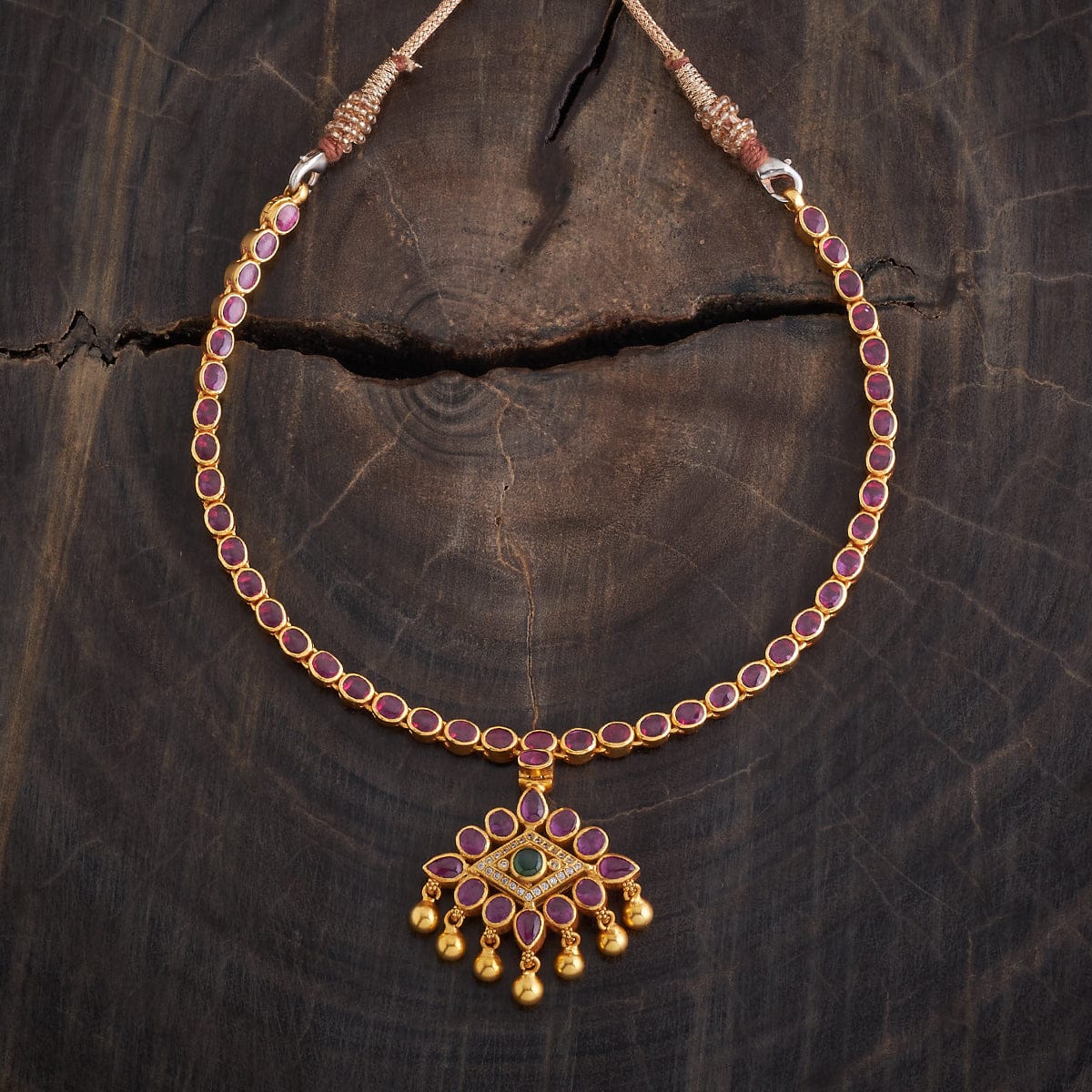 Reversible Temple Necklace Reversible Silver Temple Necklace 173309