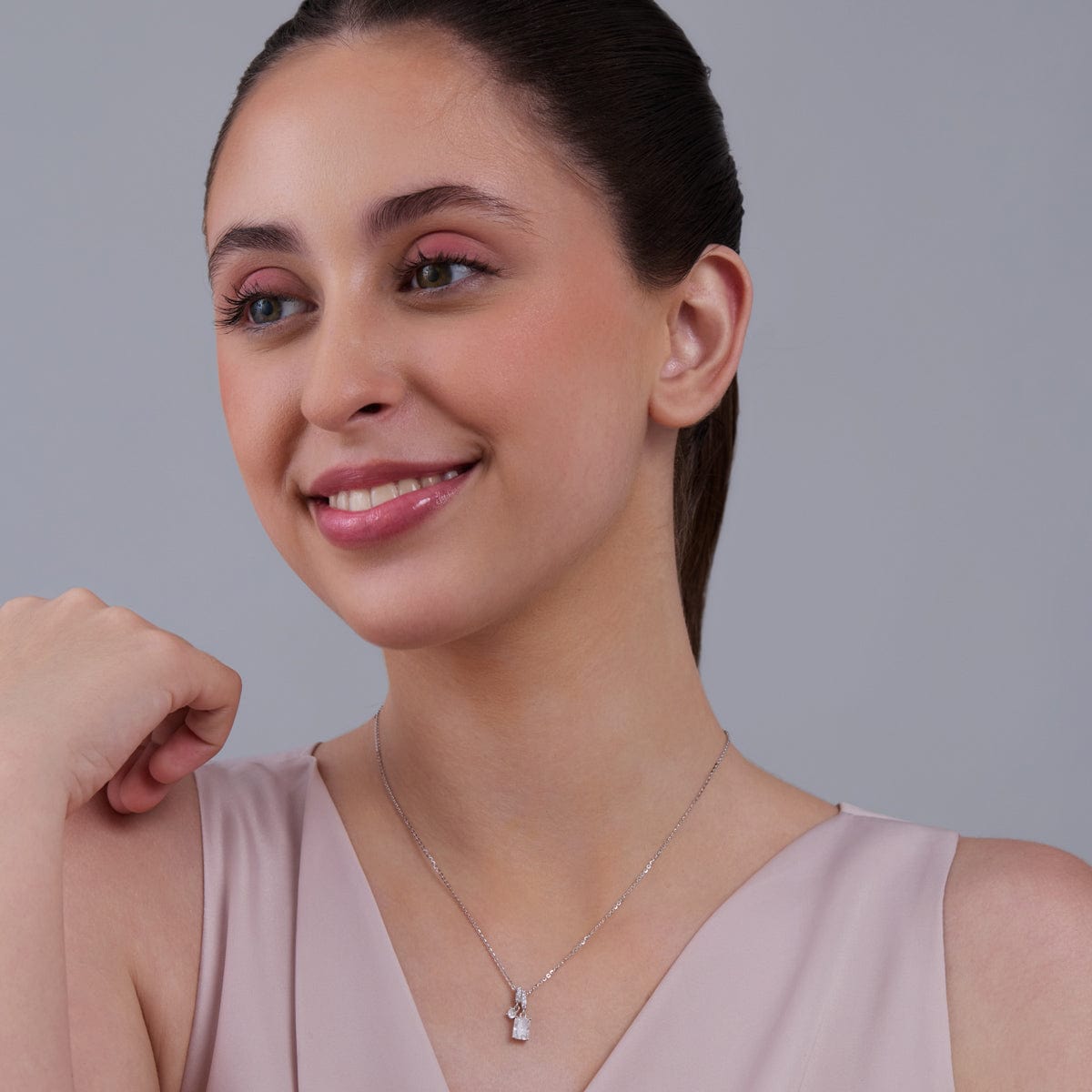 Silver Chain Pendant 92.5 Silver Pendant with Chain 180872