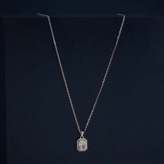 Silver Chain Pendant 92.5 Silver Pendant with Chain 183014