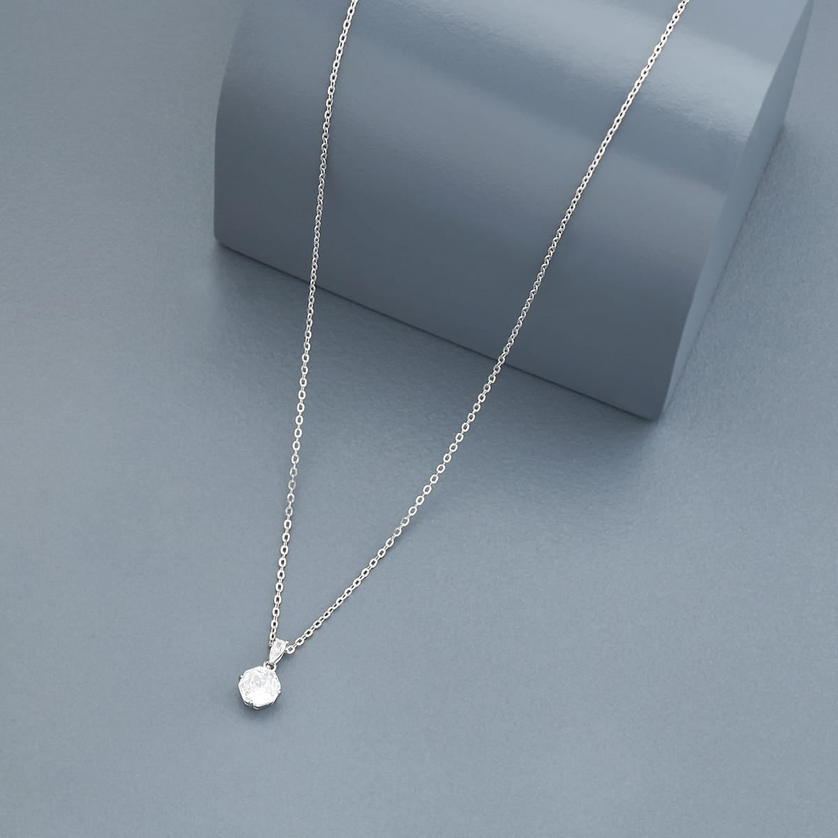 Silver Chain Pendant 92.5 Silver Pendant with Chain 194924