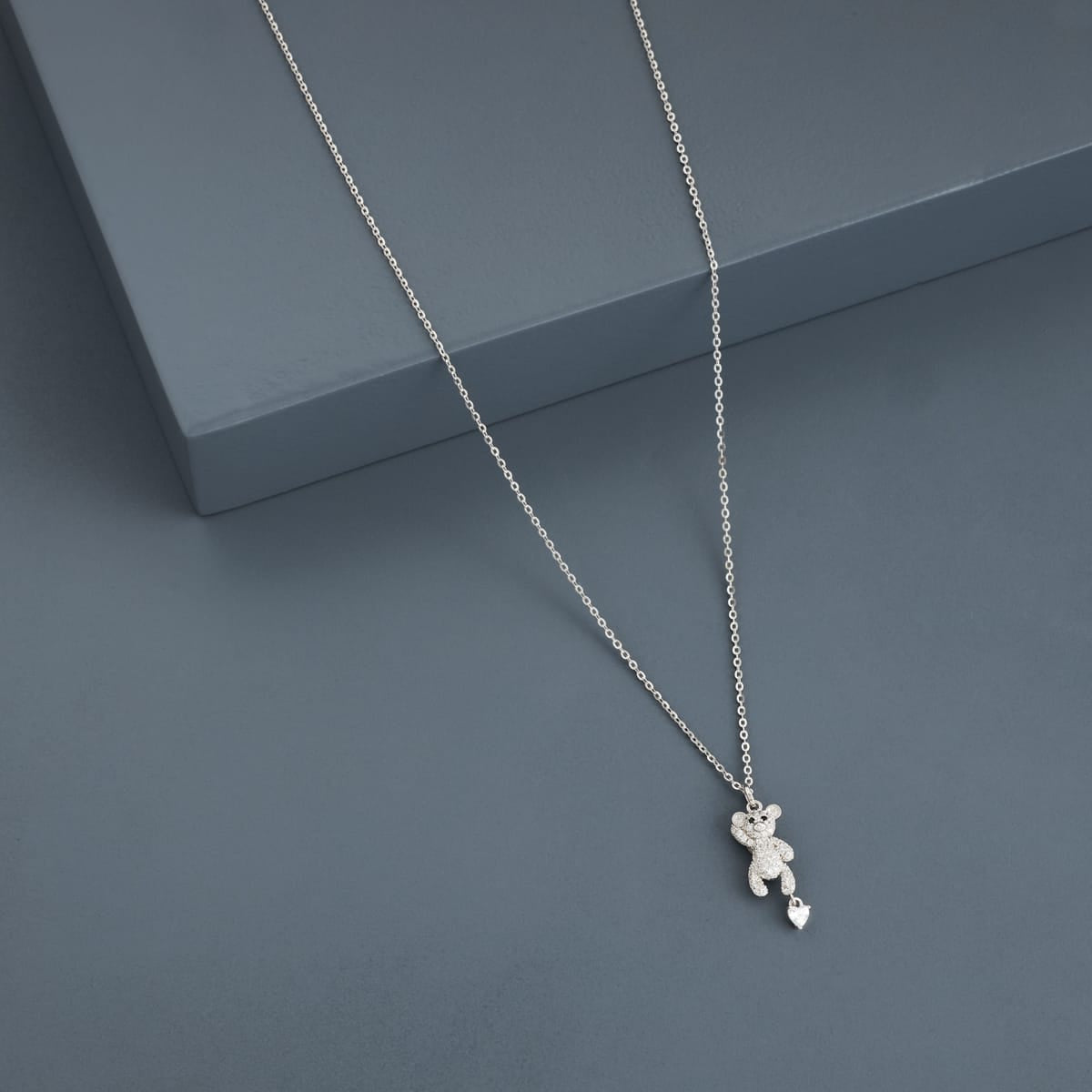 Silver Chain Pendant 92.5 Silver Pendant with Chain 200758