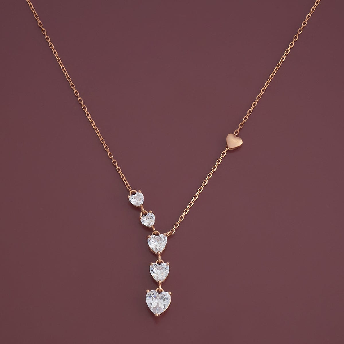 Silver Chain Pendant Earring Set 92.5 Silver Necklace 180975