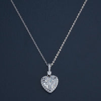 Silver Chain Pendant Earring Set 92.5 Silver Pendant with Chain and Earring Set 180980