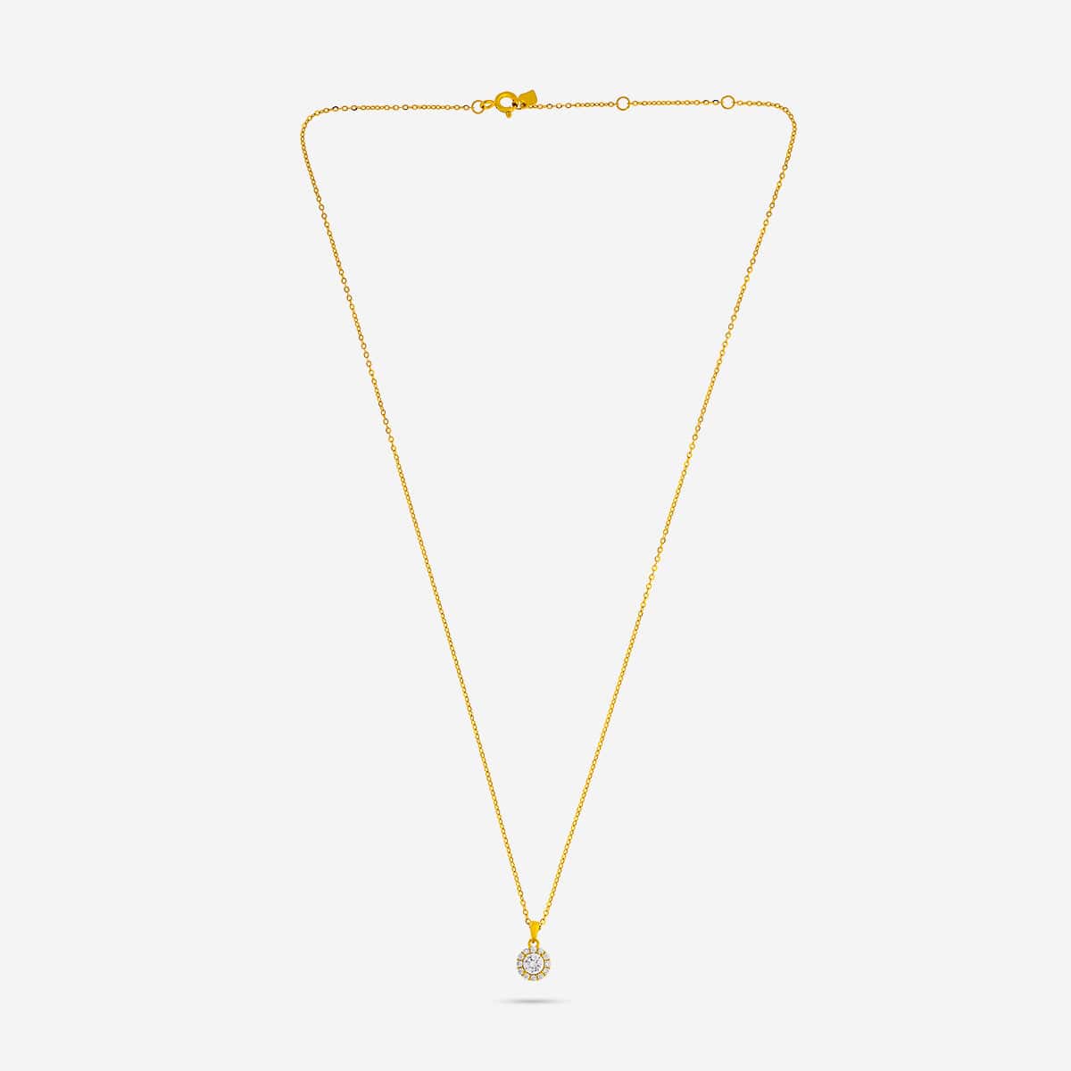 Silver Chain Pendant Earring Set 92.5 Silver Pendant With Chain and Earring Set 188231