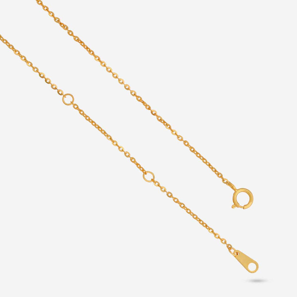 Silver Chain Pendant Earring Set 92.5 Silver Pendant With Chain and Earring Set 191387