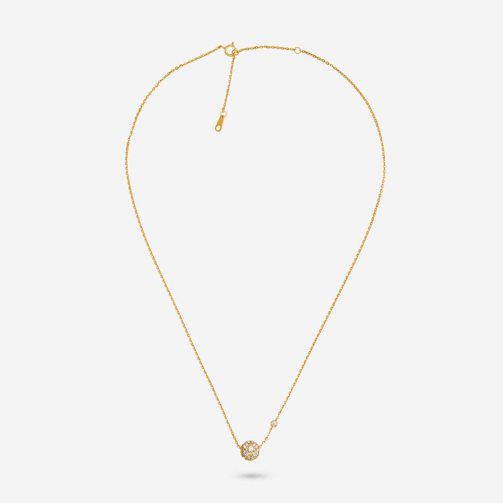 Silver Chain Pendant Earring Set 92.5 Silver Pendant With Chain and Earring Set 191387