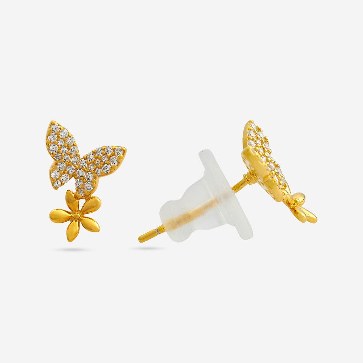 Silver Chain Pendant Earring Set 92.5 Silver Pendant with Chain and Earring Set 188233