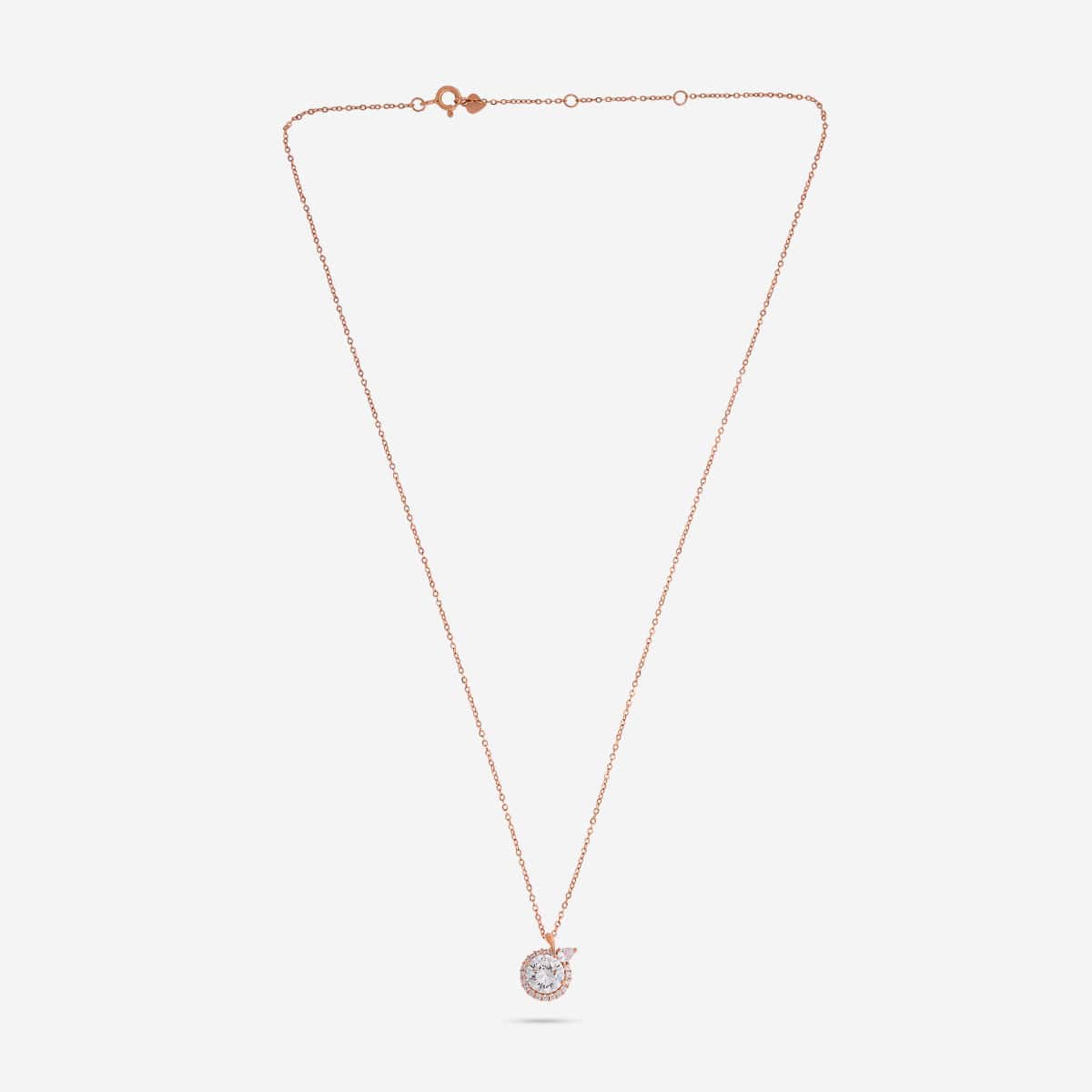 Silver Chain Pendant Earring Set 92.5 Silver Pendant with Chain and Earring Set 188236