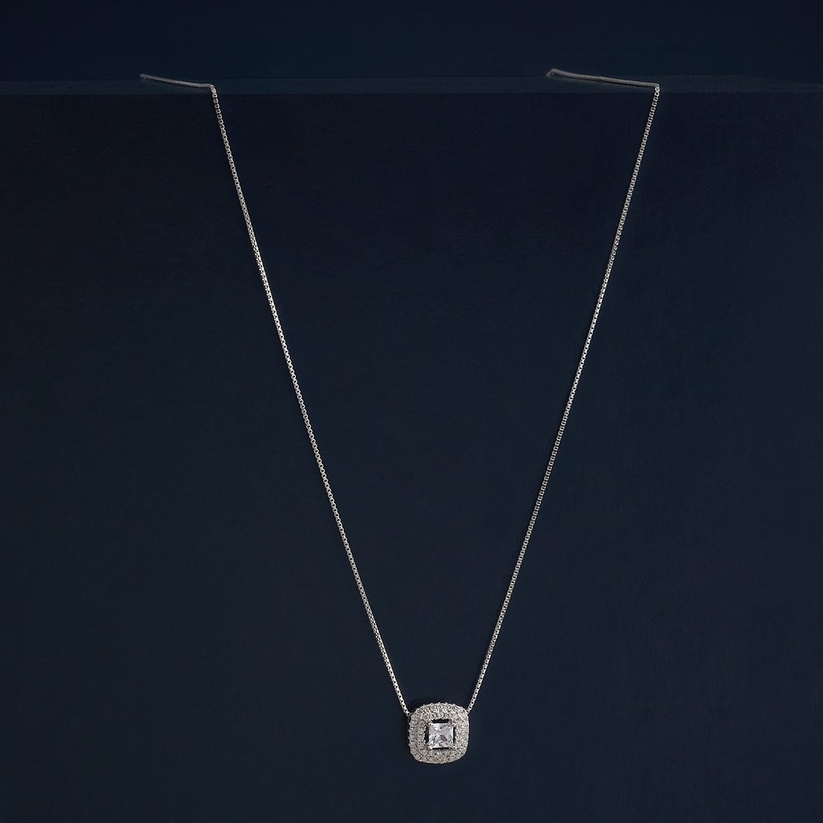 183303 92.5 Silver Pendant with Chain 183303