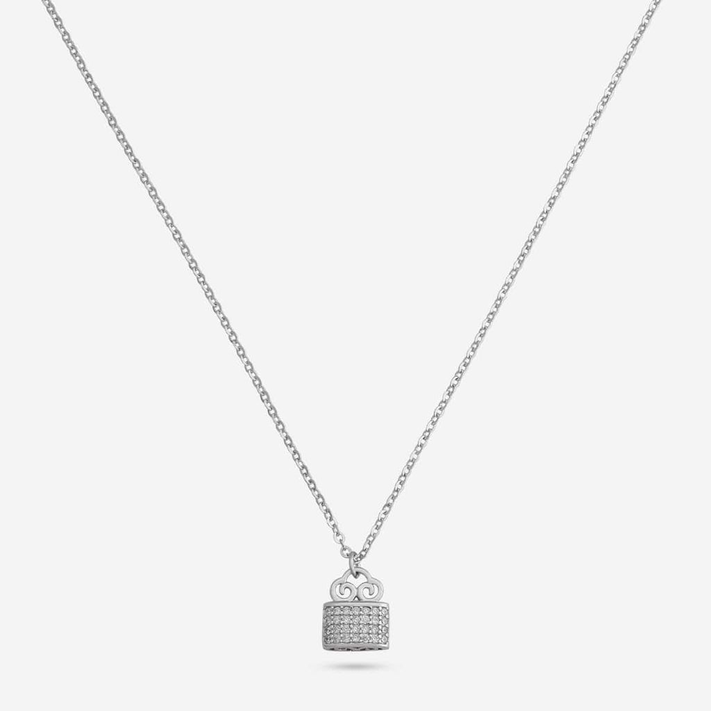 Silver Chain Pendant 92.5 Silver Pendant with Chain 191437