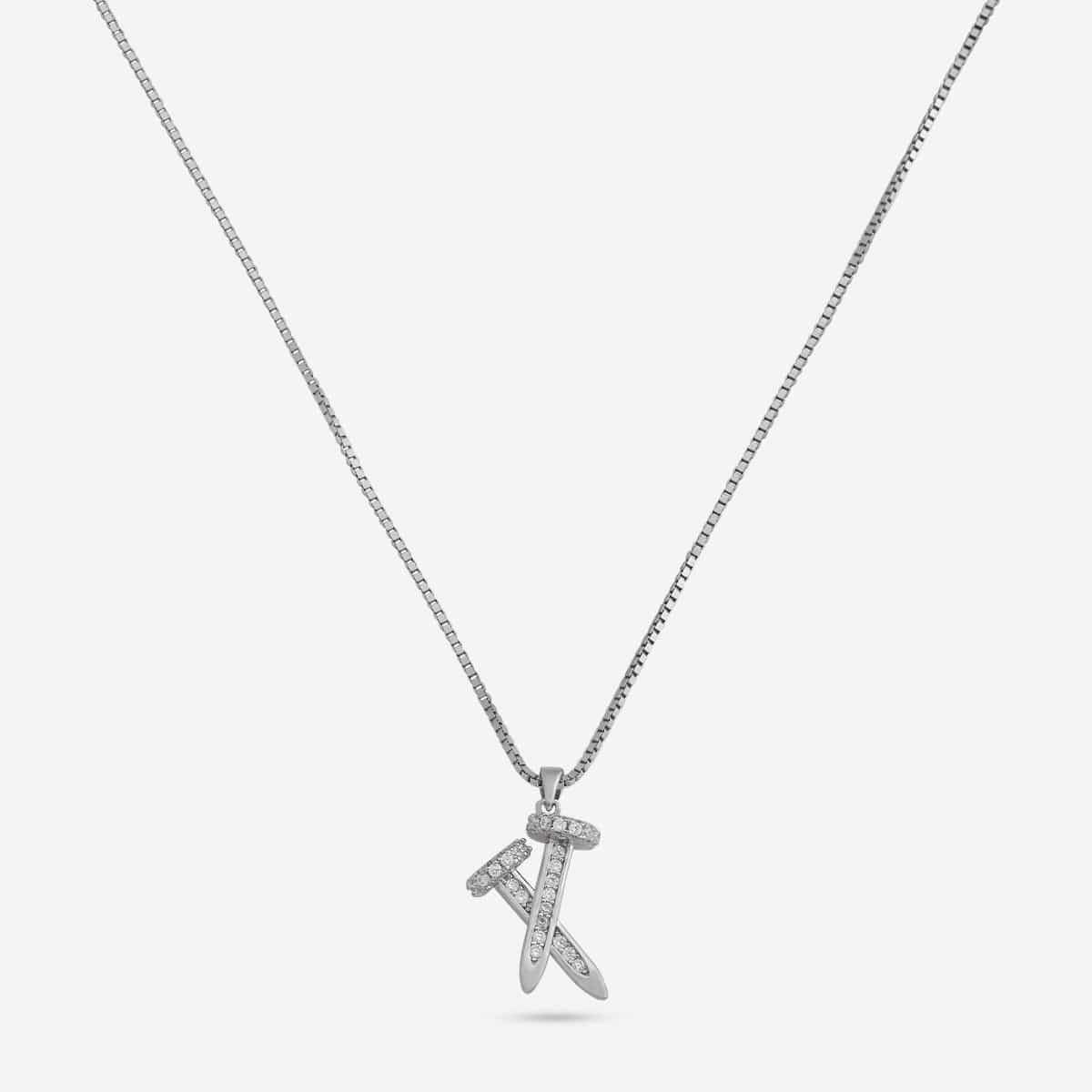 Silver Chain Pendant 92.5 Silver Pendant with Chain 191486