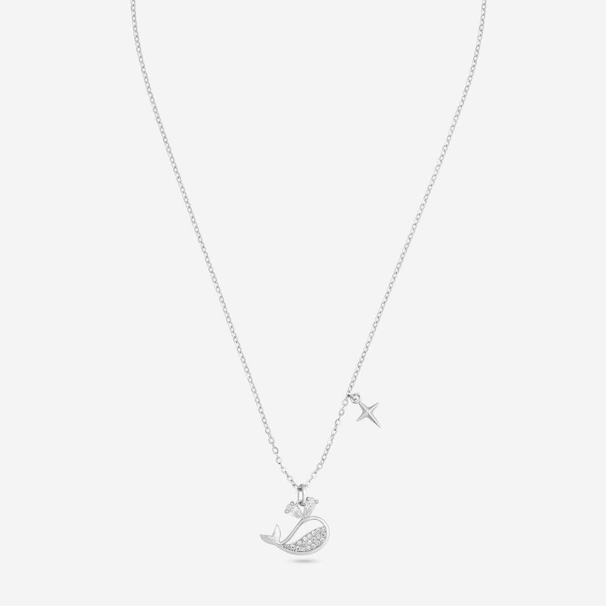Silver Chain Pendant 92.5 Silver Pendant with Chain 200763