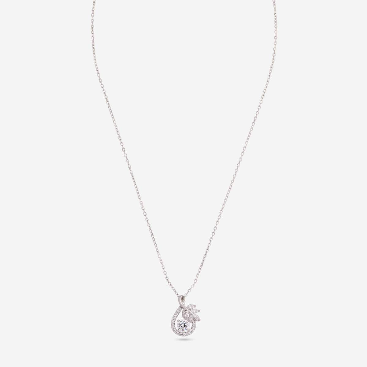 Silver Chain Pendant 92.5 Silver Pendant with Chain 200777